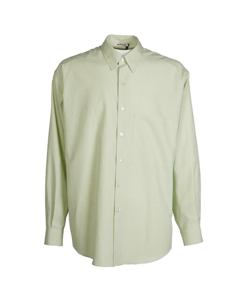AURALEE＞WASHED FINX TWILL BIG SHIRT | MAKES ONLINE STORE
