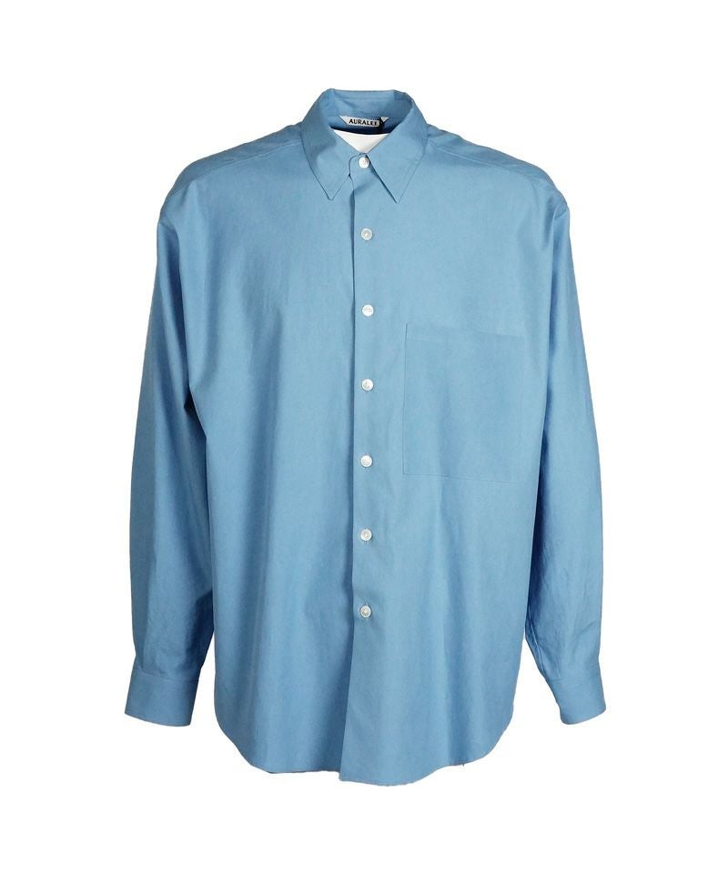 AURALEE＞WASHED FINX TWILL BIG SHIRT | MAKES ONLINE STORE