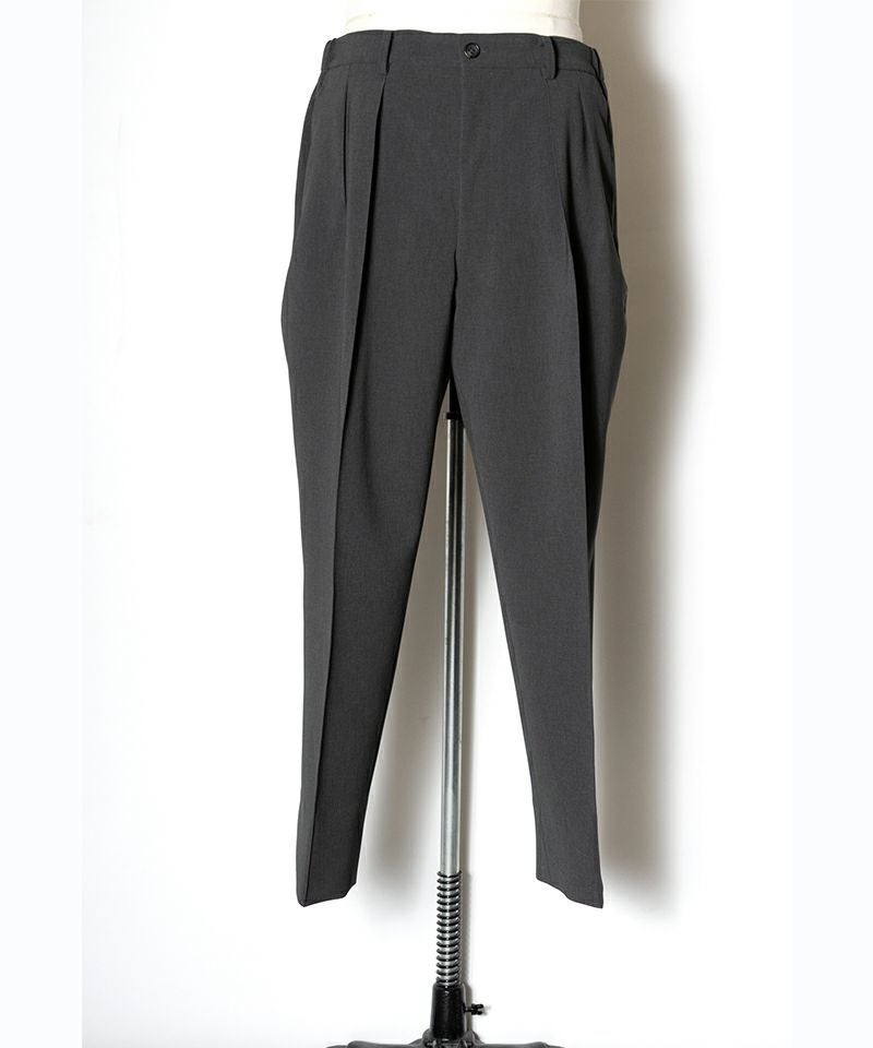 RAINMAKER>DOUBLE CLOTH SHIRRING TROUSERS | MAKES ONLINE STORE RAINMAKER>DOUBLE CLOTH SHIRRING TROUSERS | MAKES ONLINE STORE