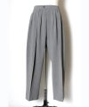 ＜RAINMAKER＞ DOUBLE CLOTH 3-PLEATED TROUSERS