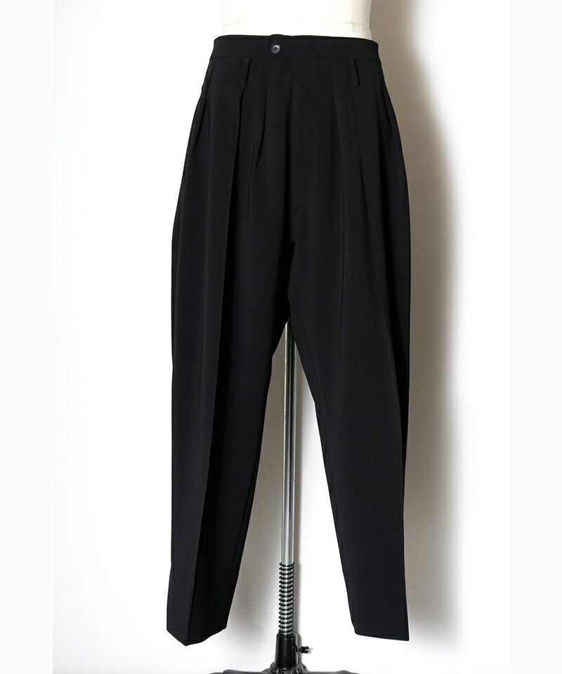 RAINMAKER＞DOUBLE CLOTH 3-PLEATED TROUSERS | MAKES ONLINE STORE