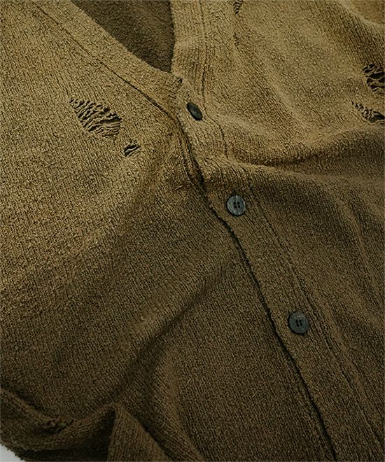 KAMIYA＞Sun-Fade Knit Cardigan | MAKES ONLINE STORE