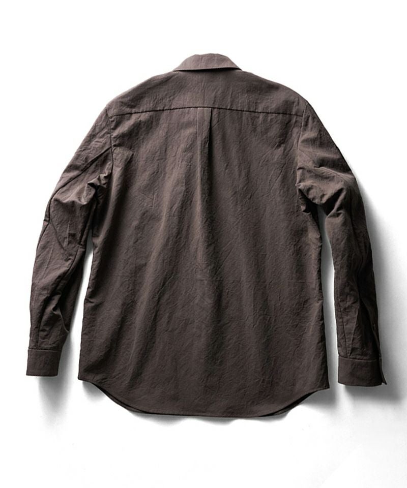山内＞塩縮加工コットンリネンシャツ | MAKES ONLINE STORE