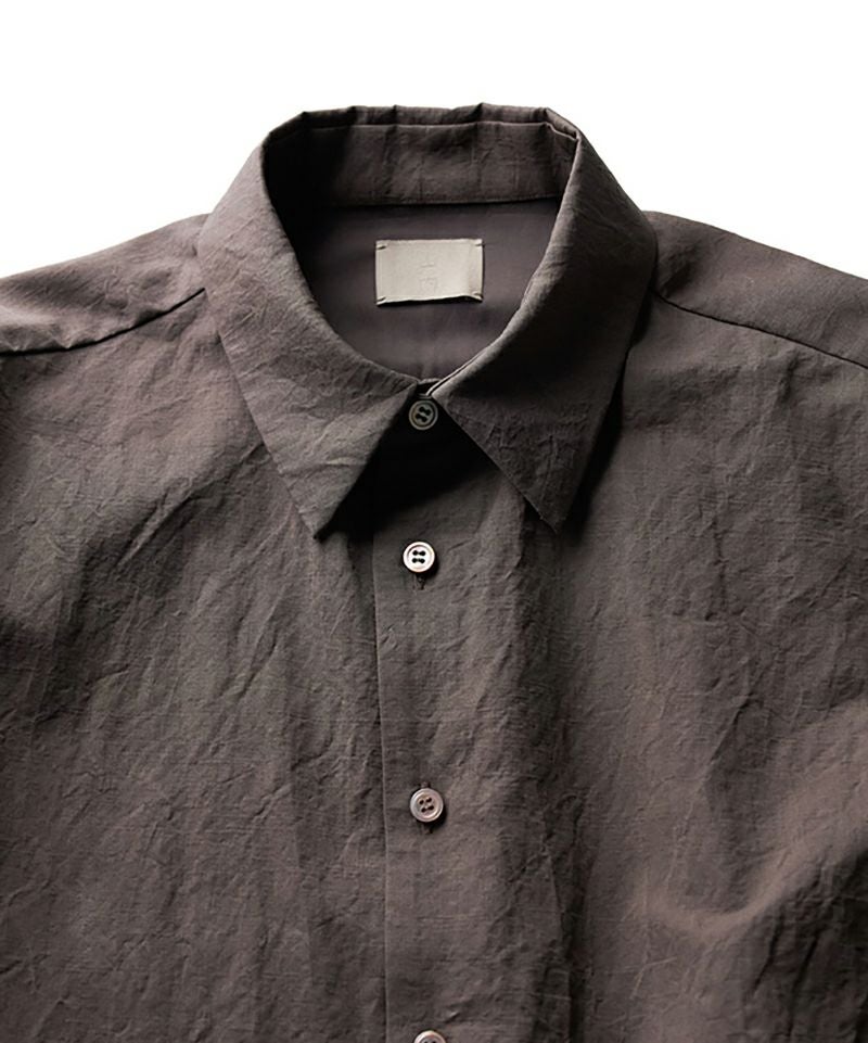 山内＞塩縮加工コットンリネンシャツ | MAKES ONLINE STORE