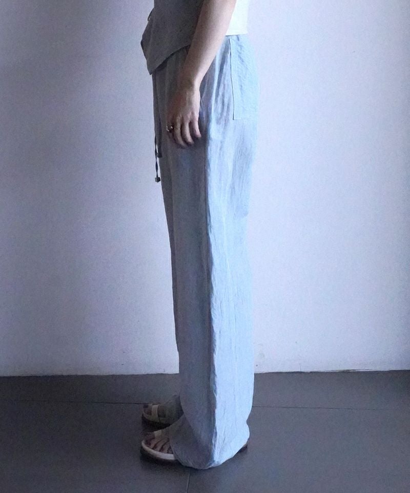seya.＞NAP PANTS FOGGY LINEN（WATER） | MAKES ONLINE STORE