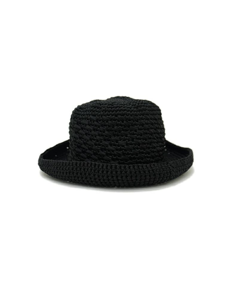 KIJIMA TAKAYUKI＞POLY HAND KNIT BUCKET HAT (KN-251104) | MAKES