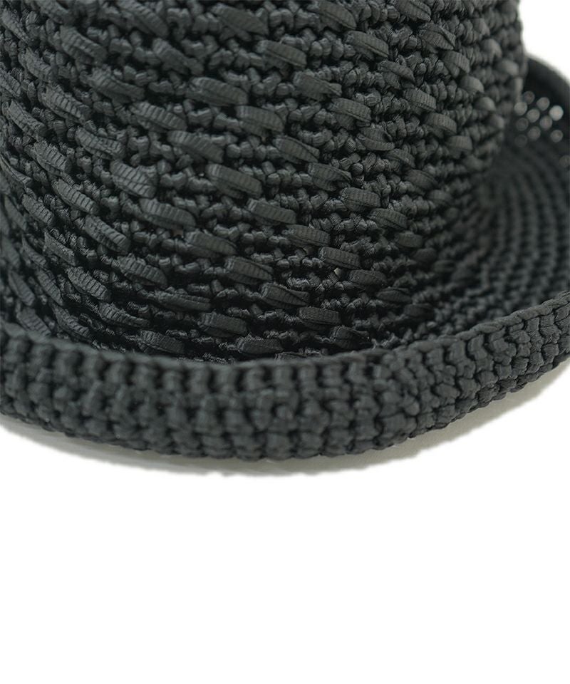 KIJIMA TAKAYUKI＞POLY HAND KNIT BUCKET HAT (KN-251104) | MAKES