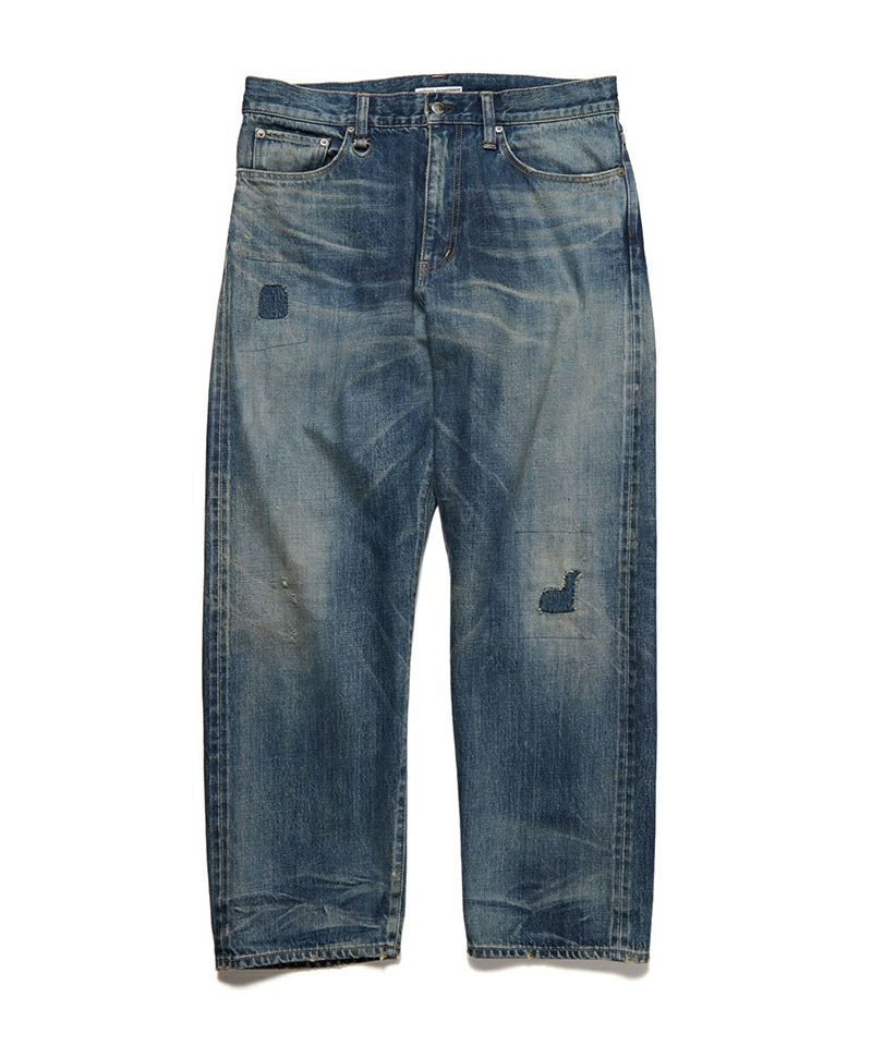 uniform experiment＞DAMAGED REGULAR FIT JEANS | MAKES ONLINE STORE