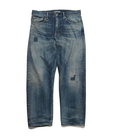 uniform experiment＞DAMAGED REGULAR FIT JEANS | MAKES ONLINE STORE