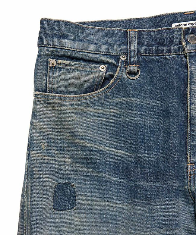 uniform experiment＞DAMAGED REGULAR FIT JEANS | MAKES ONLINE STORE