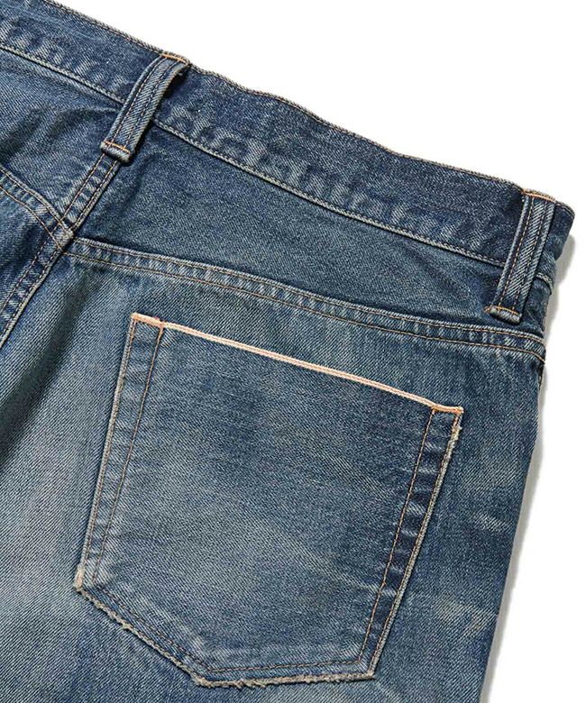 uniform experiment＞DAMAGED REGULAR FIT JEANS | MAKES ONLINE STORE