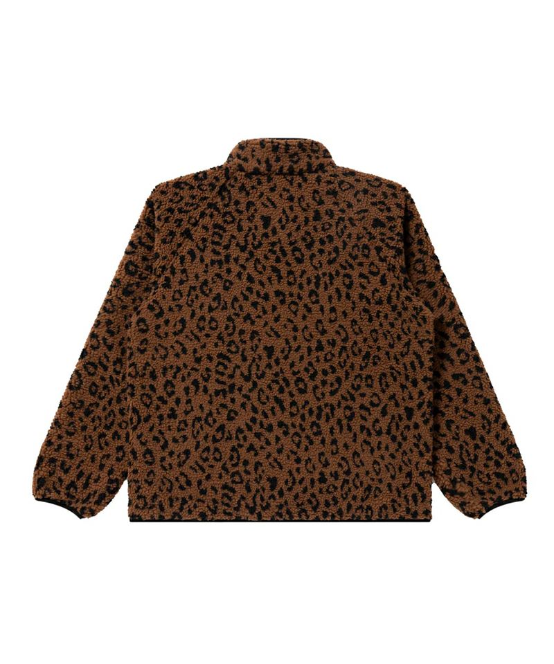 BlackEyePatch＞OG LABEL LEOPARD BOA FLEECE JACKET | MAKES ONLINE STORE