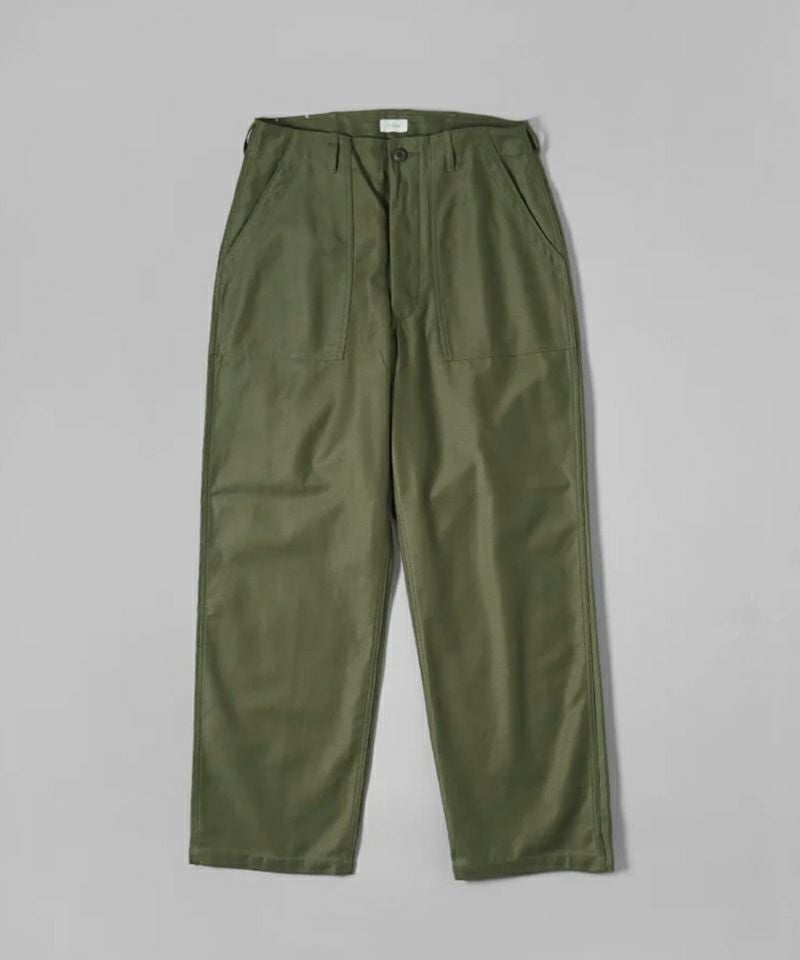 CIOTA＞Baker Pants Wide Straight(DARK OLIVE) | MAKES ONLINE STORE