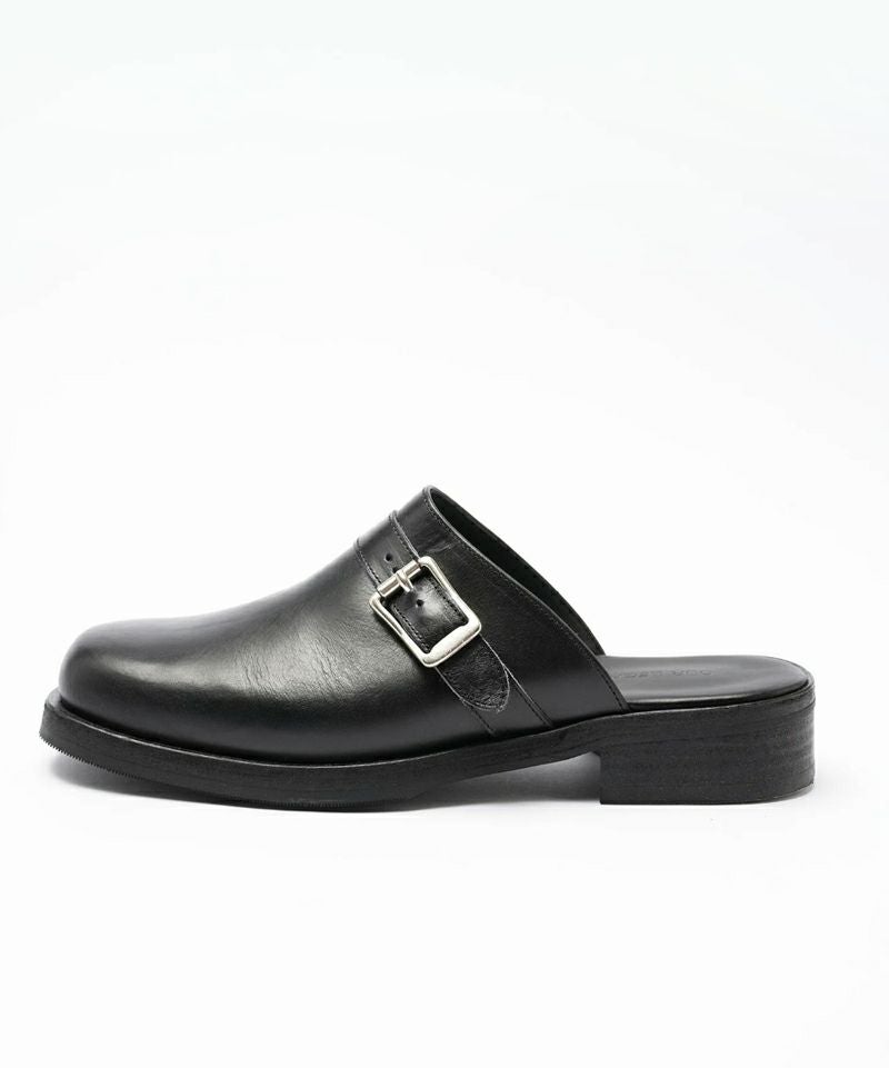 OUR LEGACY＞CAMION MULE -Black Leather | MAKES ONLINE STORE