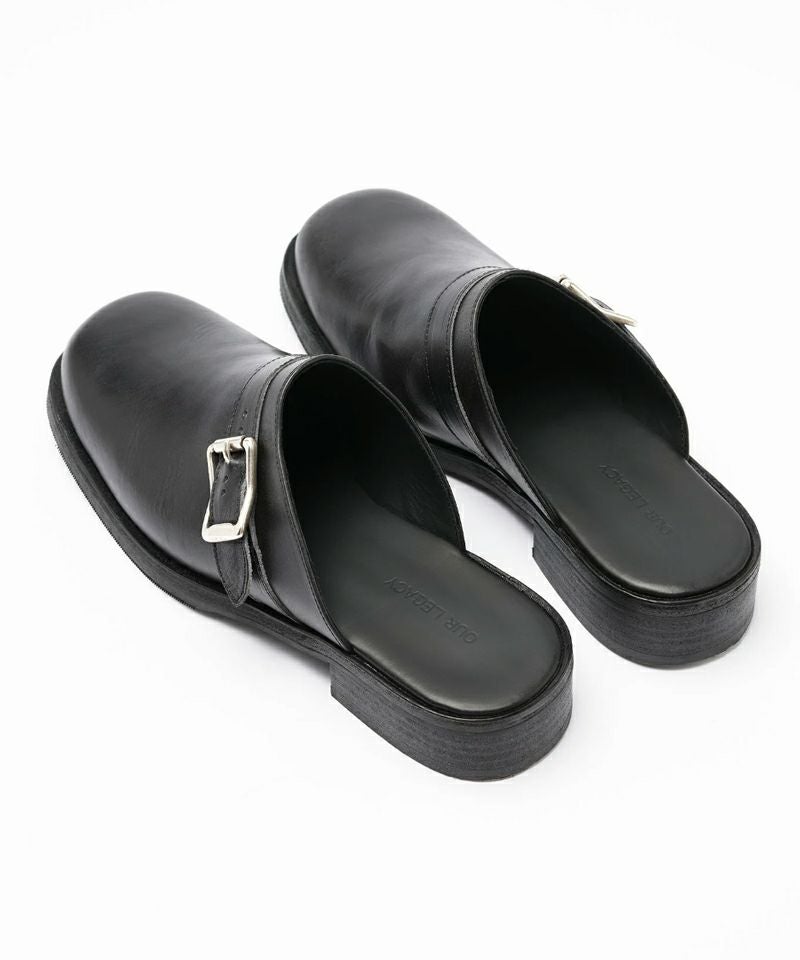 OUR LEGACY＞CAMION MULE -Black Leather | MAKES ONLINE STORE