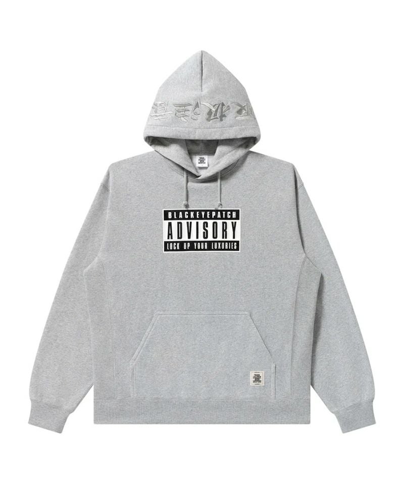 BlackEyePatch＞ADVISORY LABEL HOODIE | MAKES ONLINE STORE