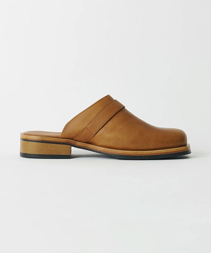 OUR LEGACY＞CAMION MULE -Burnt Sugar Leather | MAKES ONLINE STORE