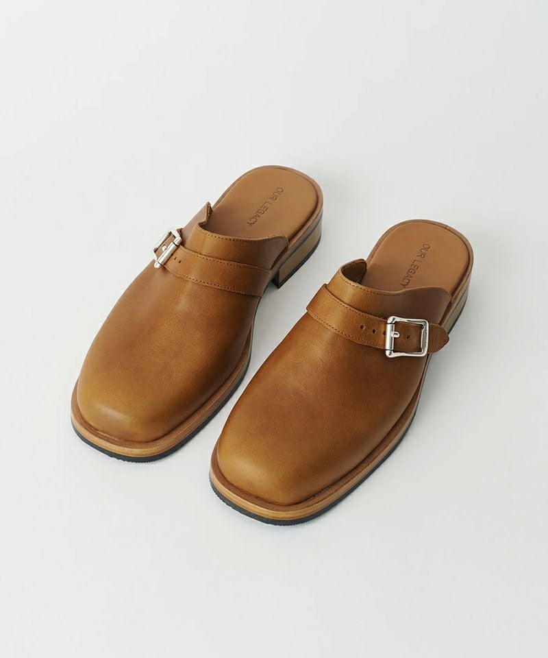 OUR LEGACY＞CAMION MULE -Burnt Sugar Leather | MAKES ONLINE STORE