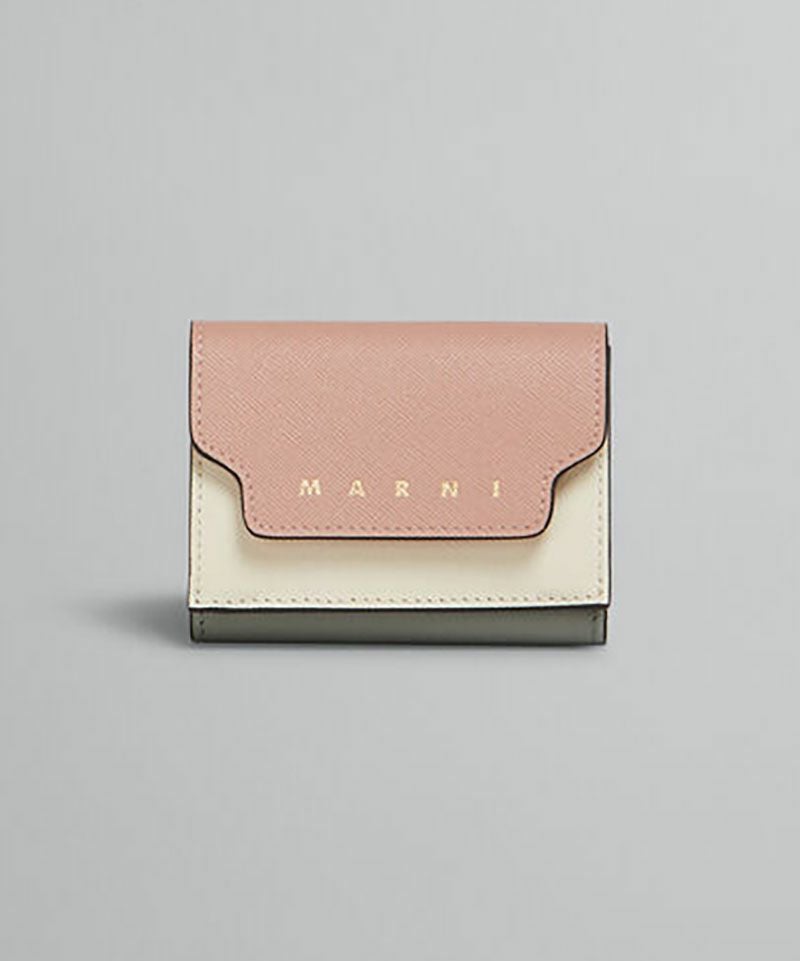 MARNI＞サフィアーノレザー製三つ折りウォレット | MAKES ONLINE STORE