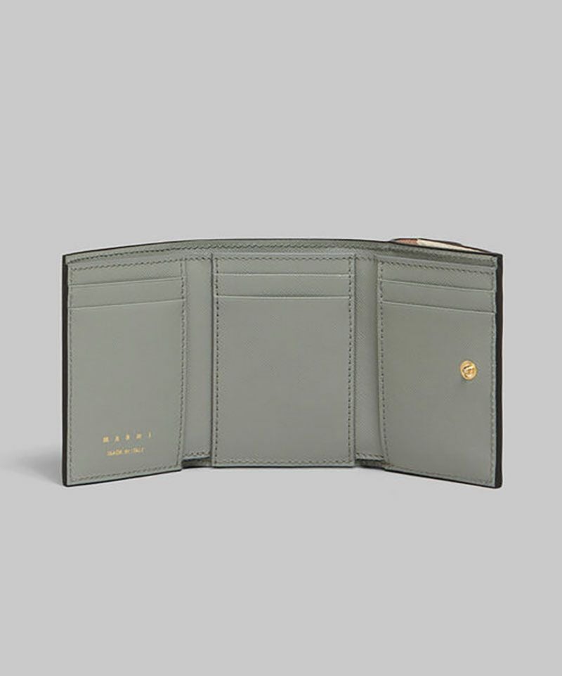 MARNI＞サフィアーノレザー製三つ折りウォレット | MAKES ONLINE STORE