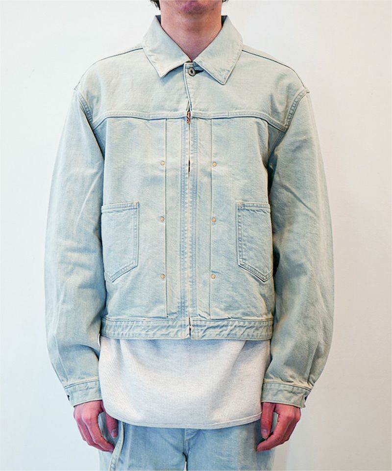 blurhms＞12.9oz Denim Zip Jacket | MAKES ONLINE STORE