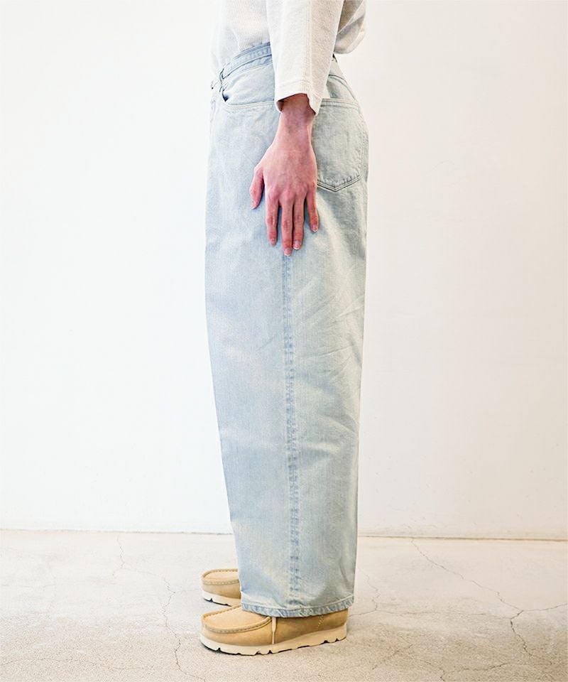 blurhms＞12.9oz Denim Narrow Belted Pants | MAKES ONLINE STORE
