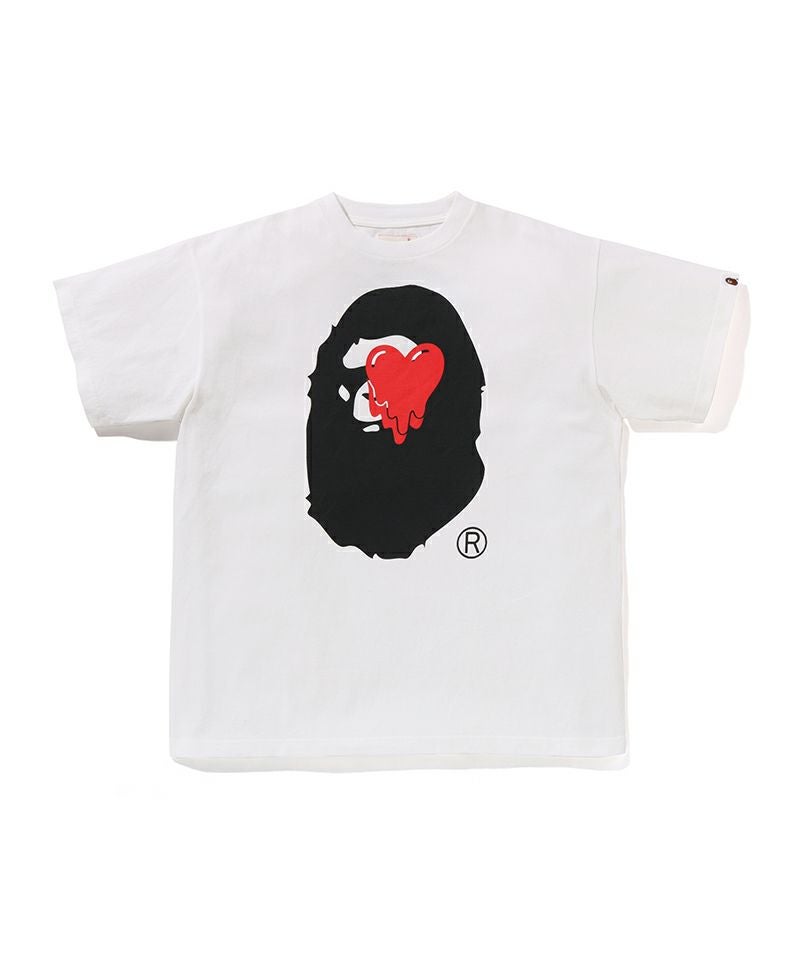 EMOTIONALLY UNAVAILABLE＞EU BAPE HEAD SS TEE/WHITE | MAKES ONLINE