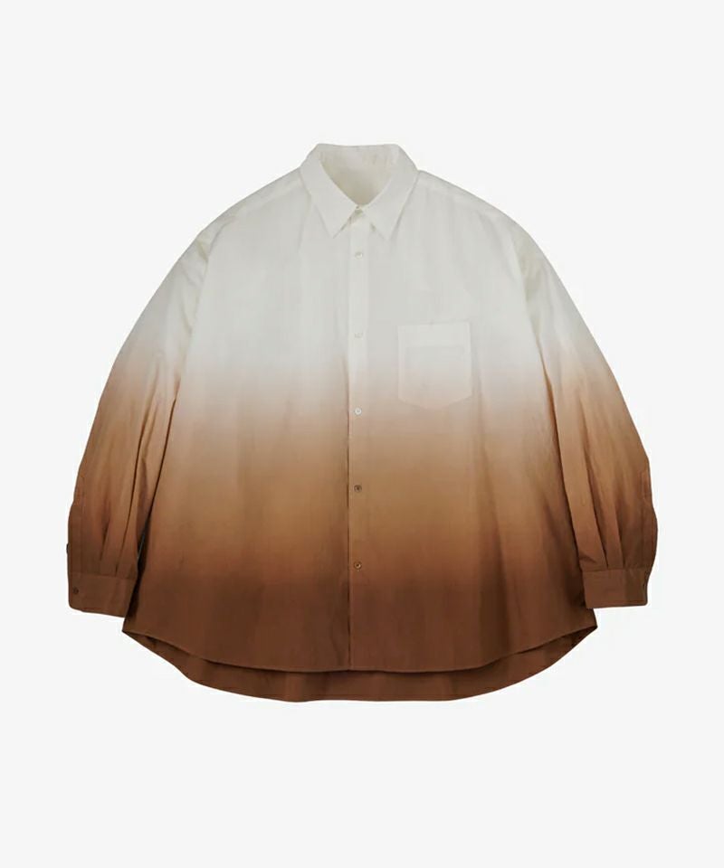 Graphpaper＞Broad L/S Oversized Regular Collar Shirt(GU251-50001C