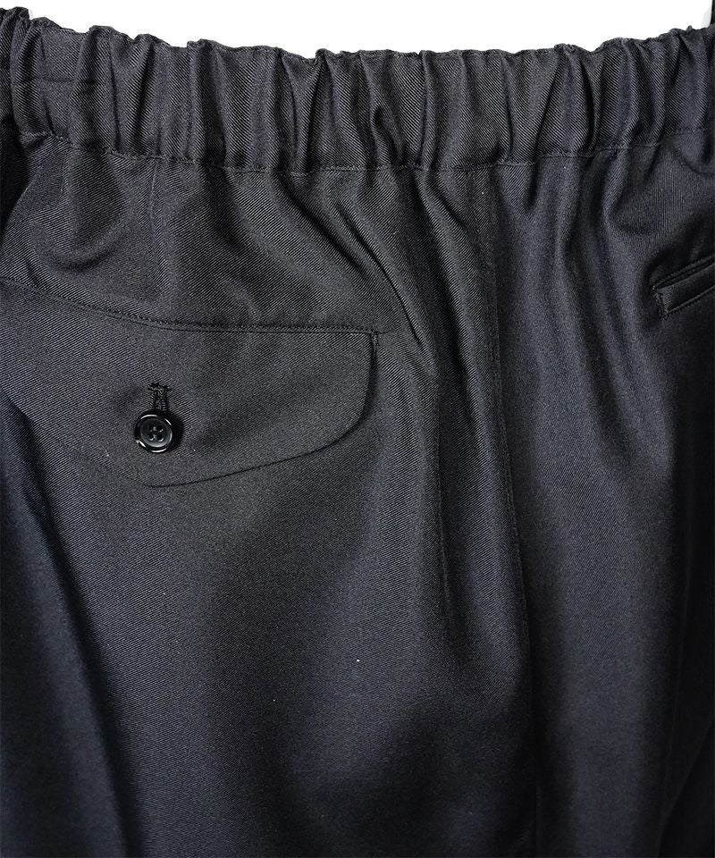 BLACK COMME des GARCONS＞エステルギャバジン パンツ (1O-P026-052