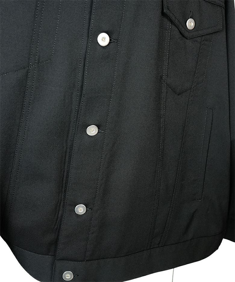 BLACK COMME des GARCONS＞ウールギャバジン ジャケット (1O-J017-052