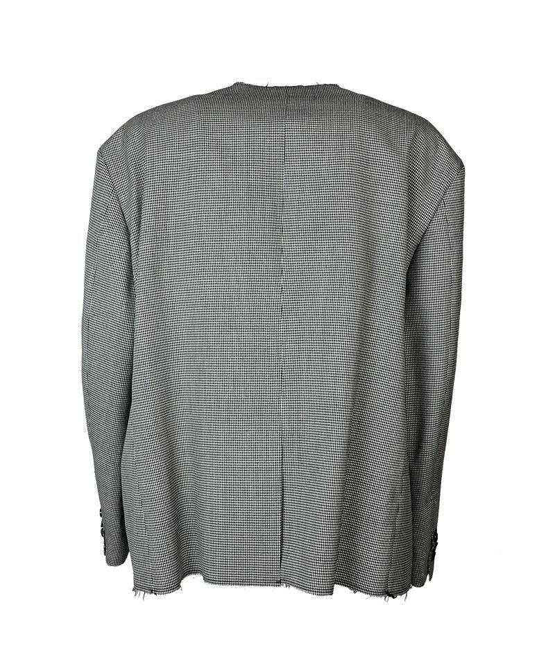 BLACK COMME des GARCONS＞ハードウール 千鳥格子 (1O-J011-052