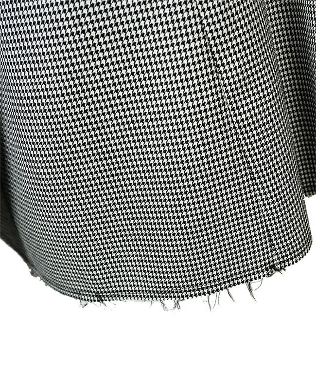BLACK COMME des GARCONS＞ハードウール 千鳥格子 (1O-J011-052