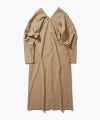 ＜ATON＞CATCH WASHER COTTON V-NECK DRESS