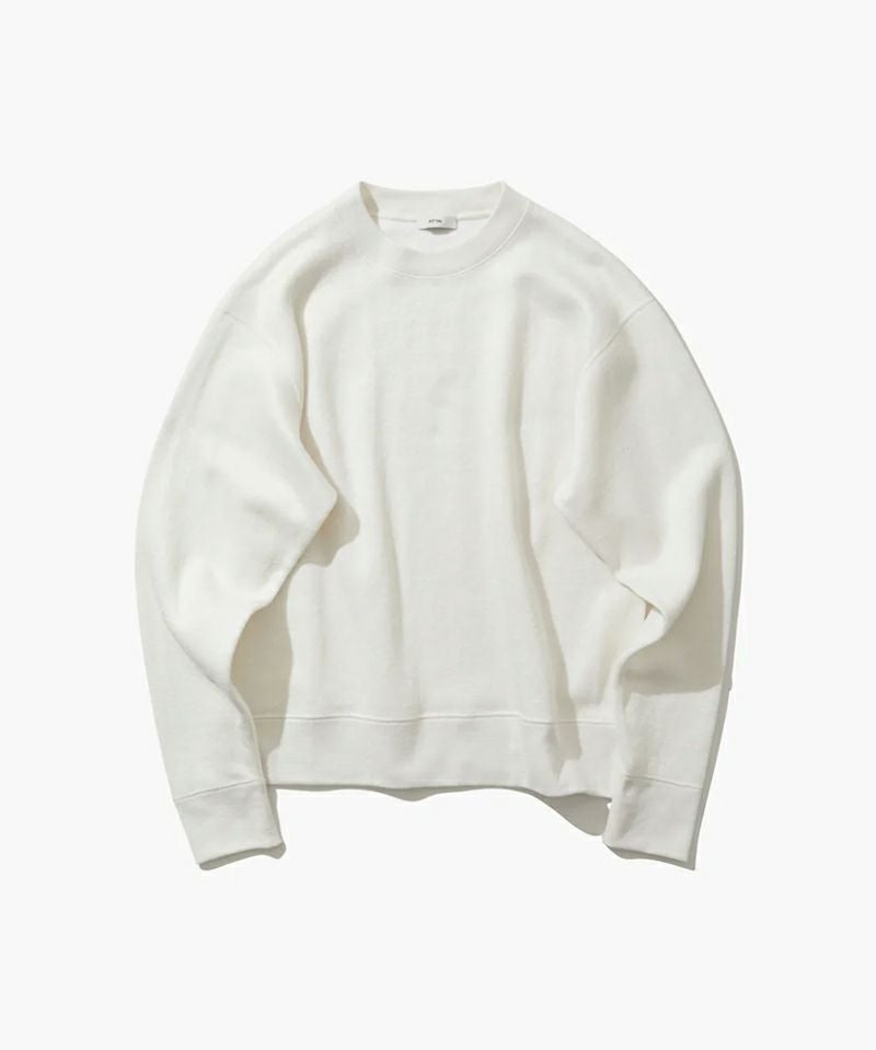 ATON＞LINEN JERSEY LONG SLEEVE PULLOVER | MAKES ONLINE STORE