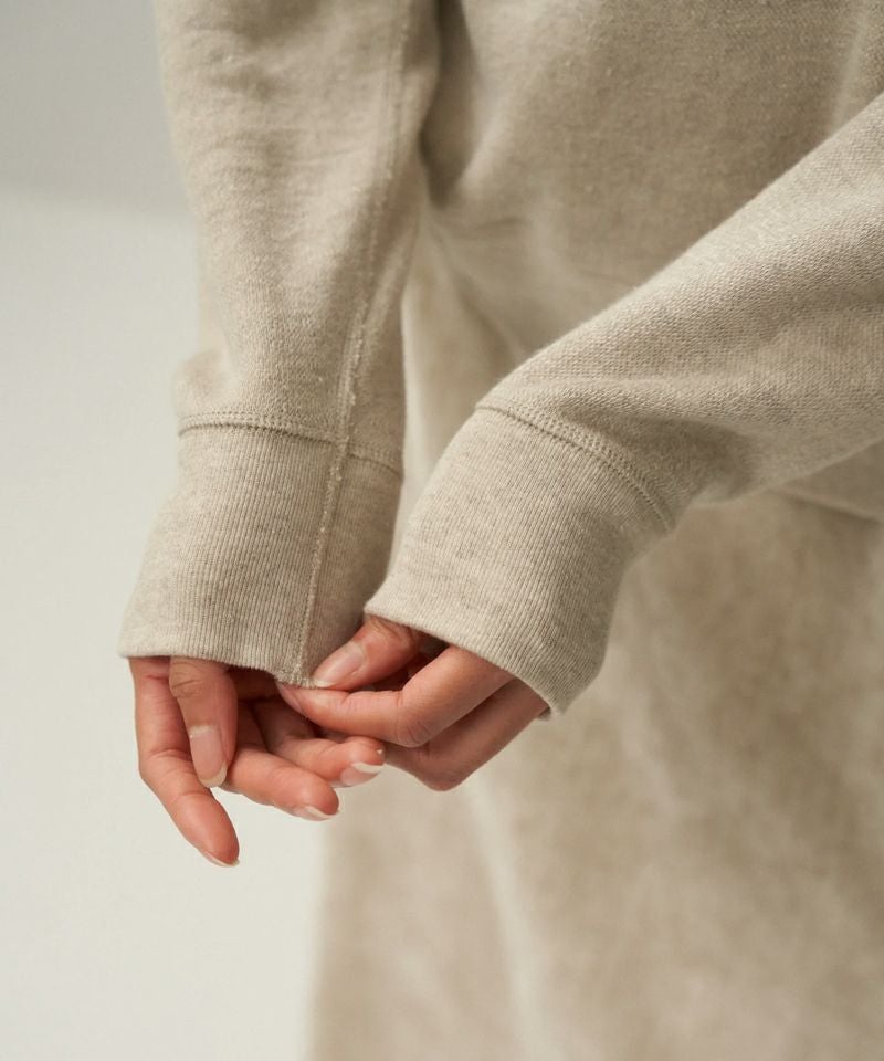 ATON＞LINEN JERSEY LONG SLEEVE PULLOVER | MAKES ONLINE STORE