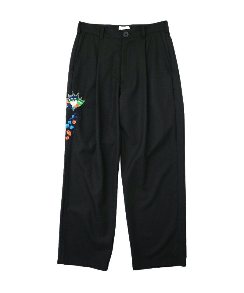 ＜KAMIYA＞“AGEHA” Embroidery Pants