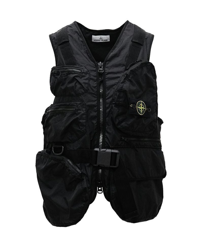 ＜STONE ISLAND＞UTILITY VEST (G100006S0A21) 【2025SS】