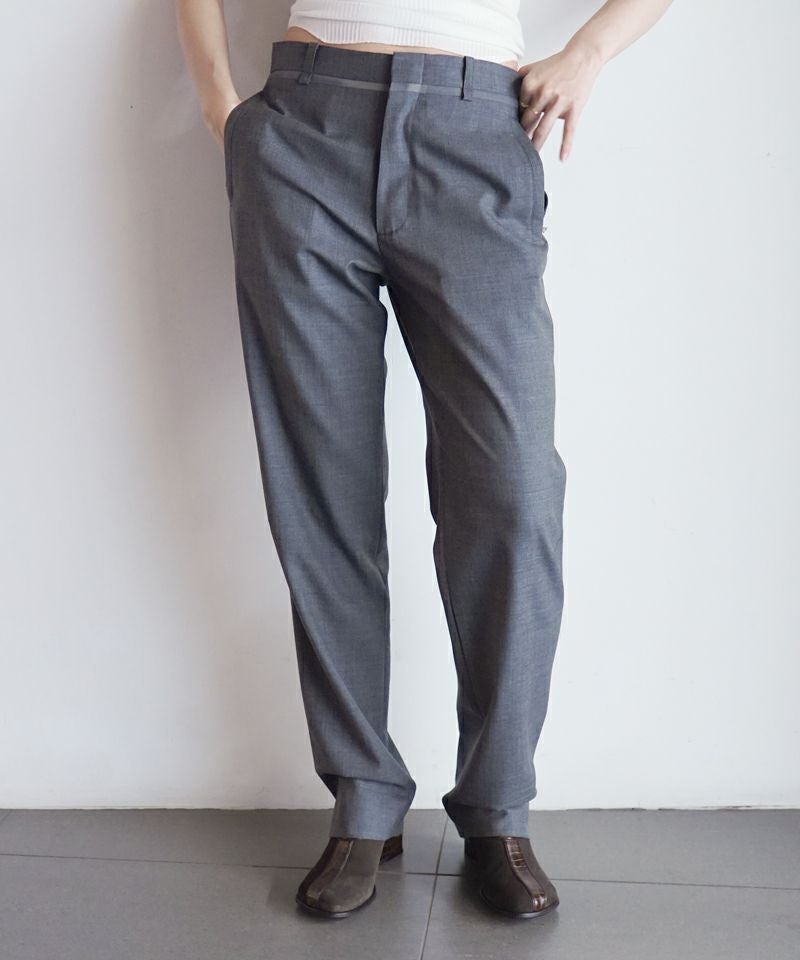 FUMIKA＿UCHIDA＞ZIPPED HEM SLACKS | MAKES ONLINE STORE