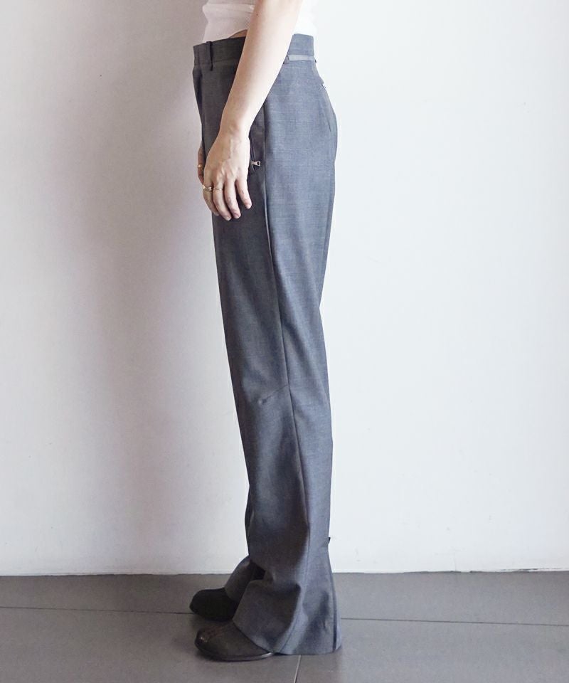 FUMIKA＿UCHIDA＞ZIPPED HEM SLACKS | MAKES ONLINE STORE