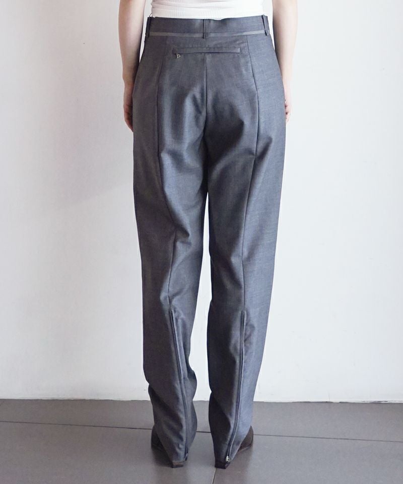 FUMIKA＿UCHIDA＞ZIPPED HEM SLACKS | MAKES ONLINE STORE