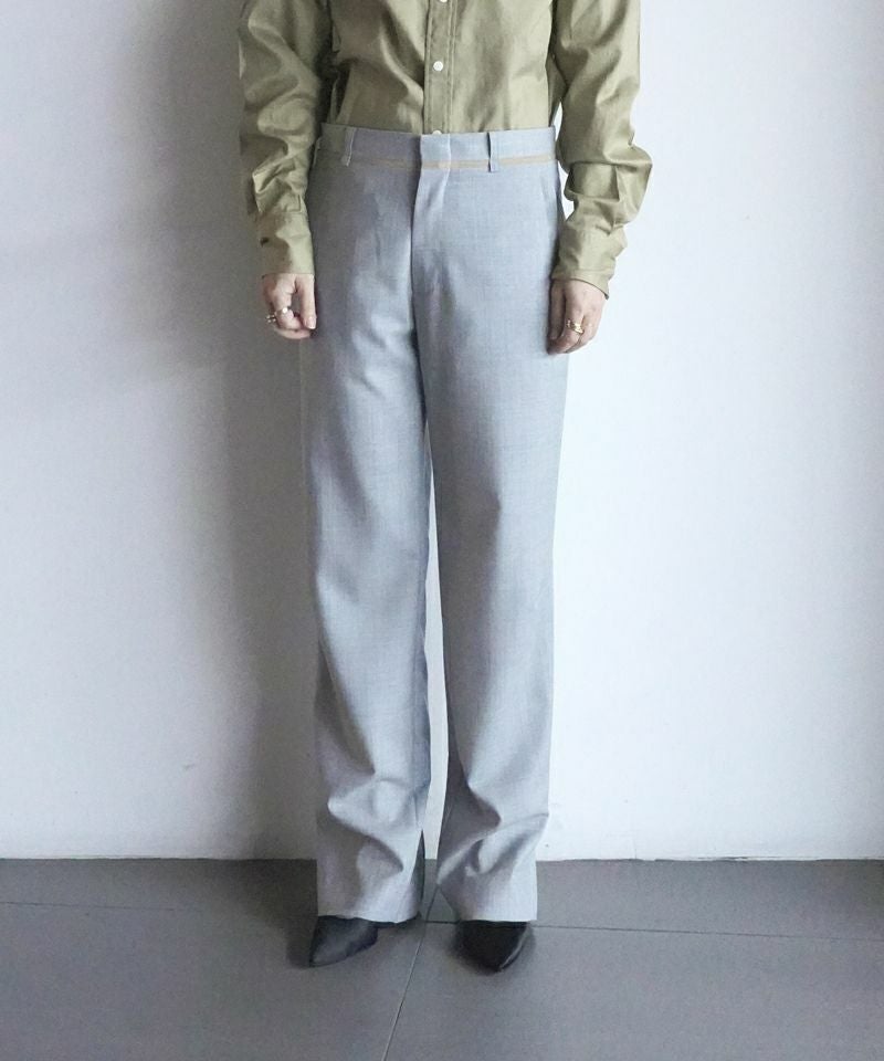 FUMIKA＿UCHIDA＞ZIPPED HEM SLACKS | MAKES ONLINE STORE