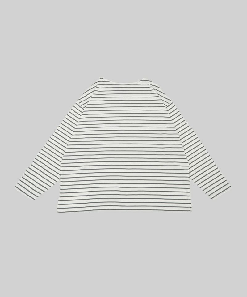 ＜CIOTA＞Border Long Sleeve Shirt