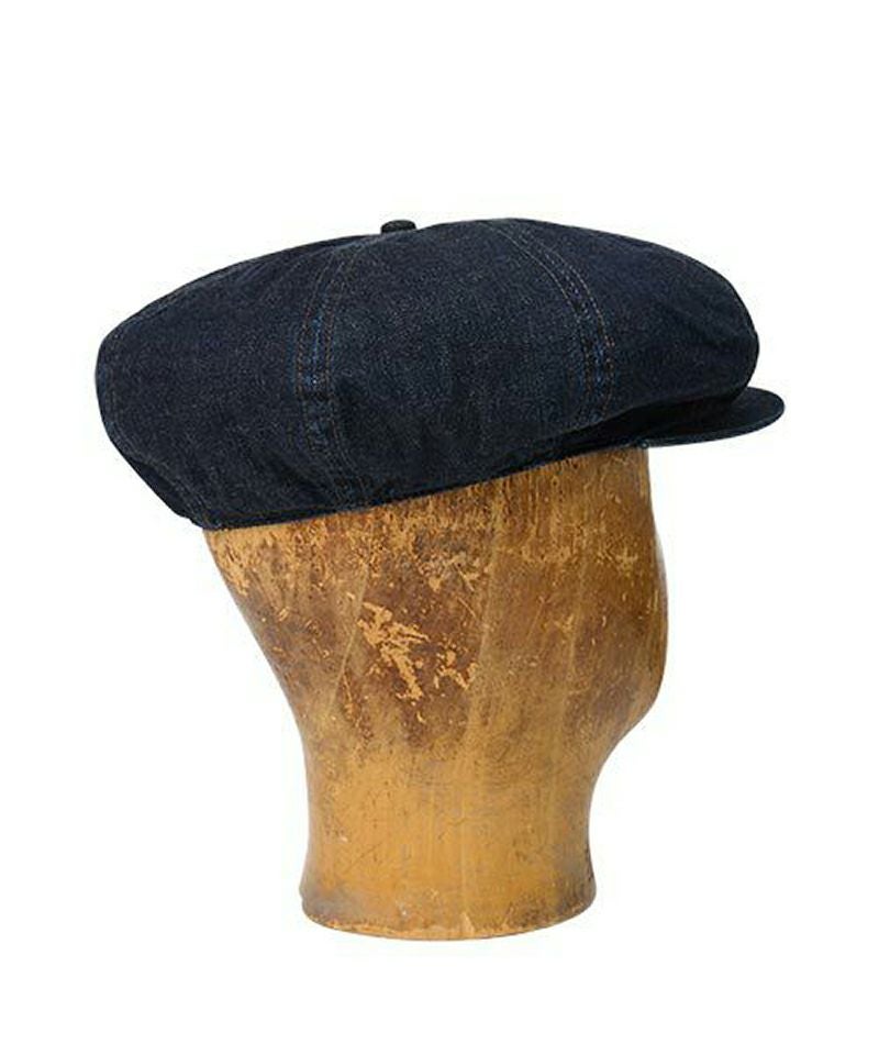 美品サイズL RRLダブルアールエル DENIM NEWSBOY CAP RRL＞Denim Newsboy Cap (HGS0J420188A) | MAKES ONLINE STORE