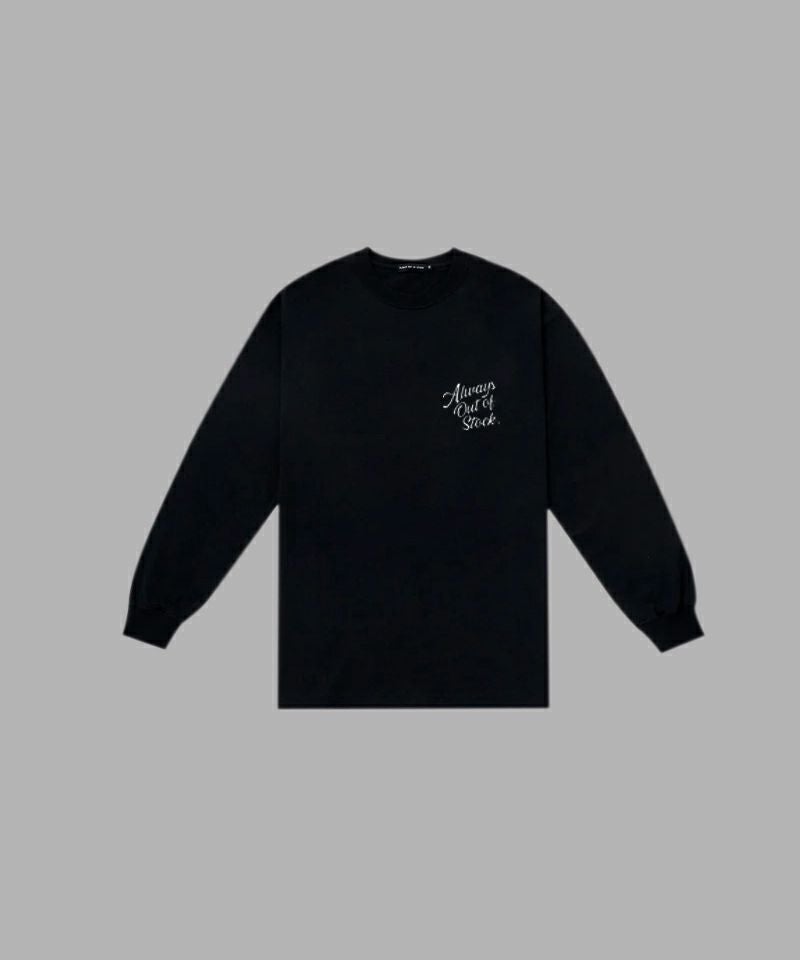 ＜ALWAYS OUT OF STOCK＞LAZY LOGO L/S TEE