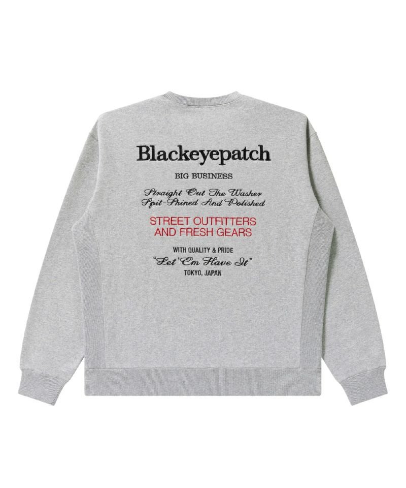 BlackEyePatch＞BIG BUSINESS FLAGSHIPS CREW SWEAT | MAKES ONLINE STORE