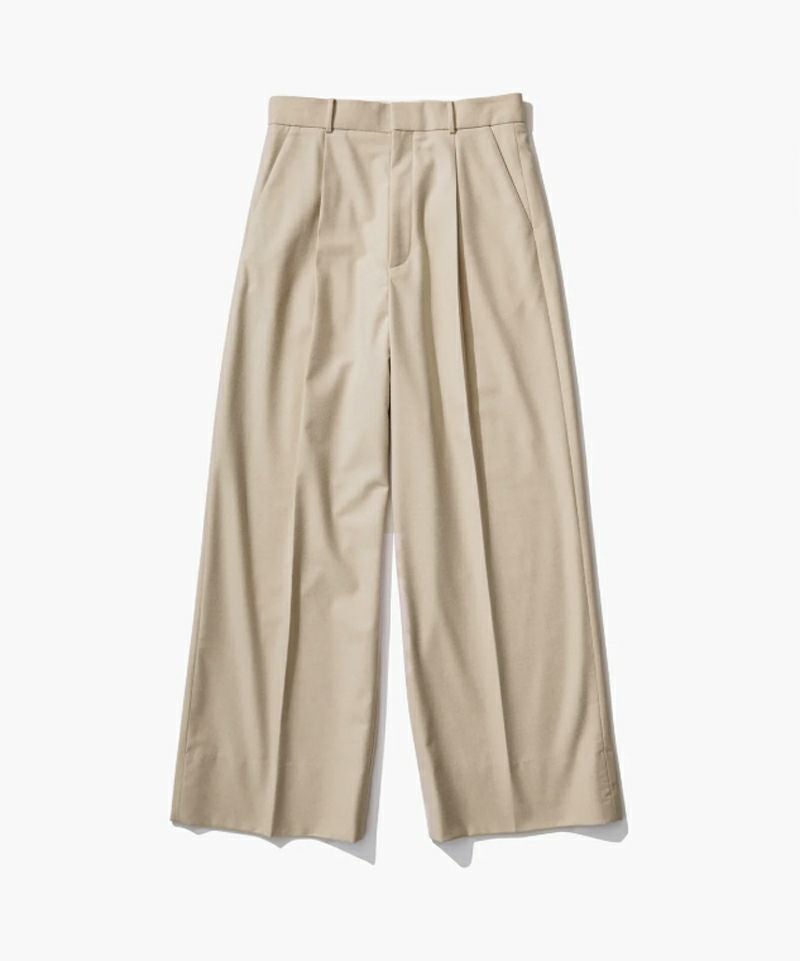 ＜ATON＞MERINO COLLEGE FLANNEL T.W-PT