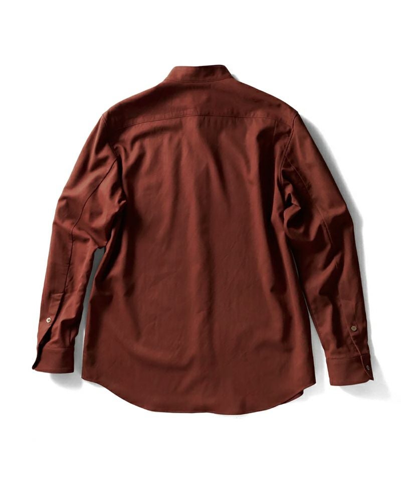 山内＞泥染ノーミュールシング強撚ポプリンシャツ | MAKES ONLINE STORE