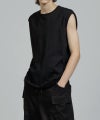 ＜The Viridi-anne＞Object dyed sleeveless T-shirt