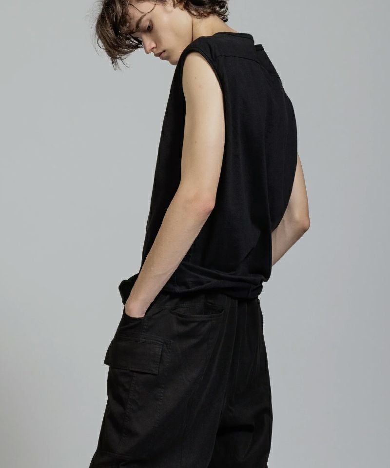 The Viridi-anne＞Object dyed sleeveless T-shirt | MAKES ONLINE STORE