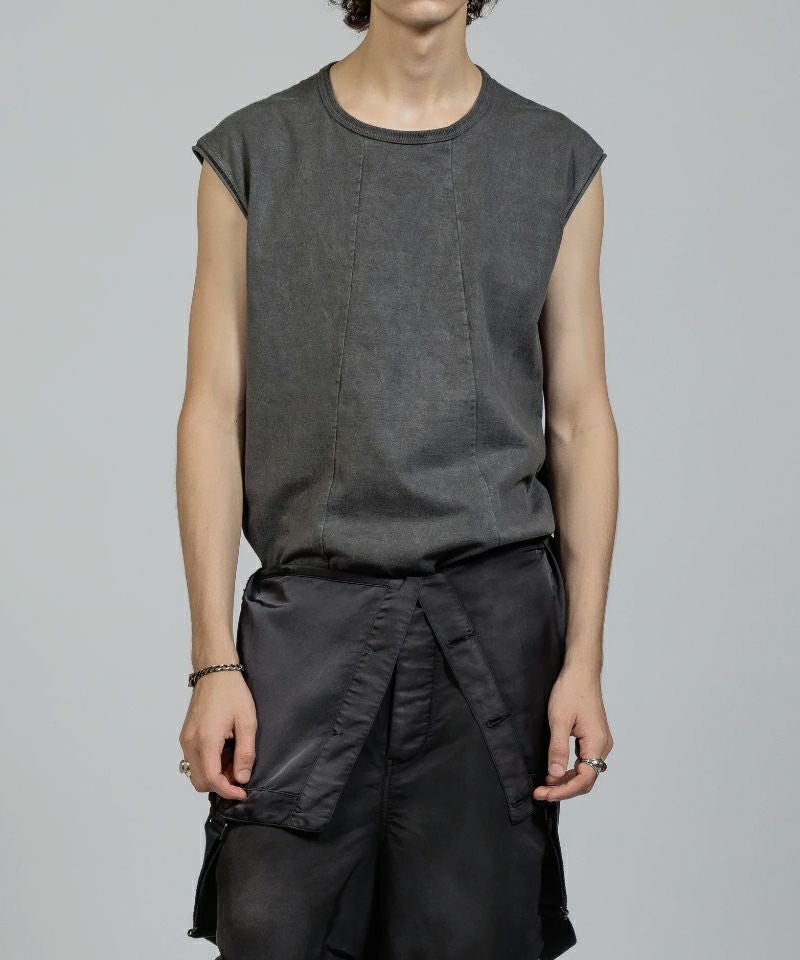 The Viridi-anne＞Object dyed sleeveless T-shirt | MAKES ONLINE STORE